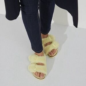 Birkenstock Arizona Big Buckle Shearling  - Size 38